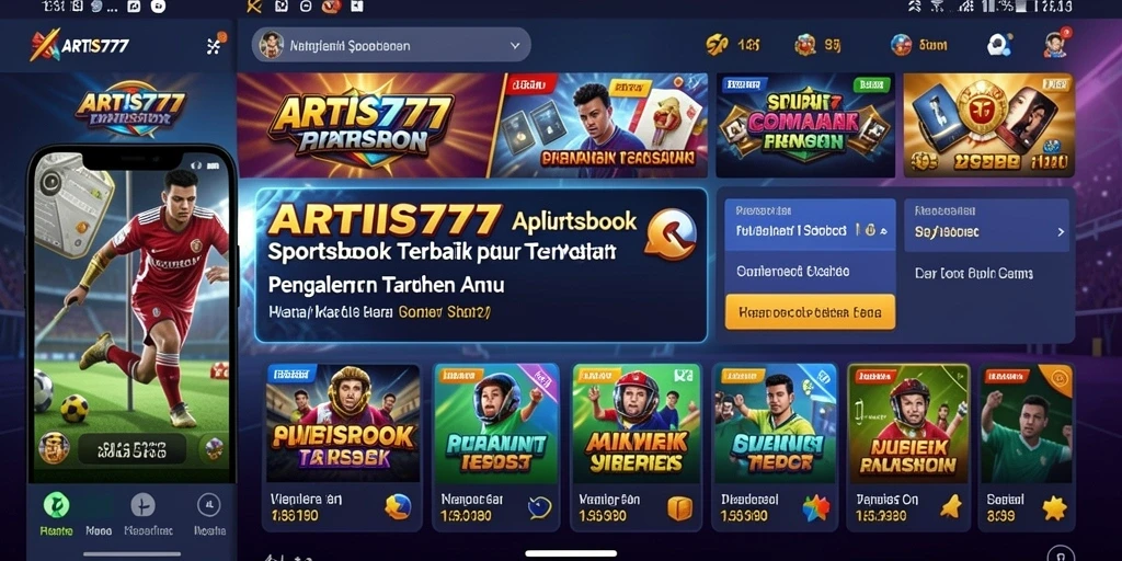 Tampilan gameplay Sportsbook di ARTIS777 yang menarik dan interaktif.