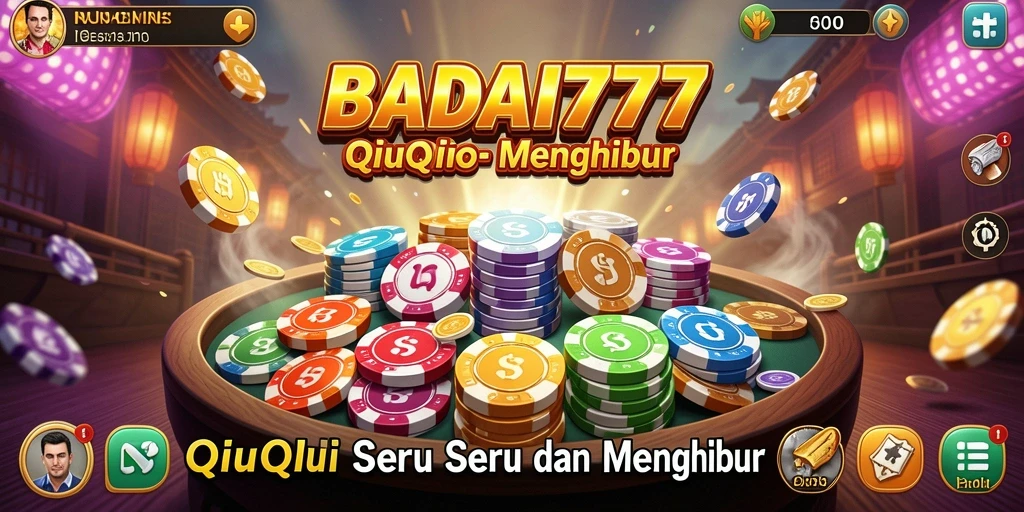 Tampilan gameplay BADAI777 dengan kartu QiuQiu yang menarik.