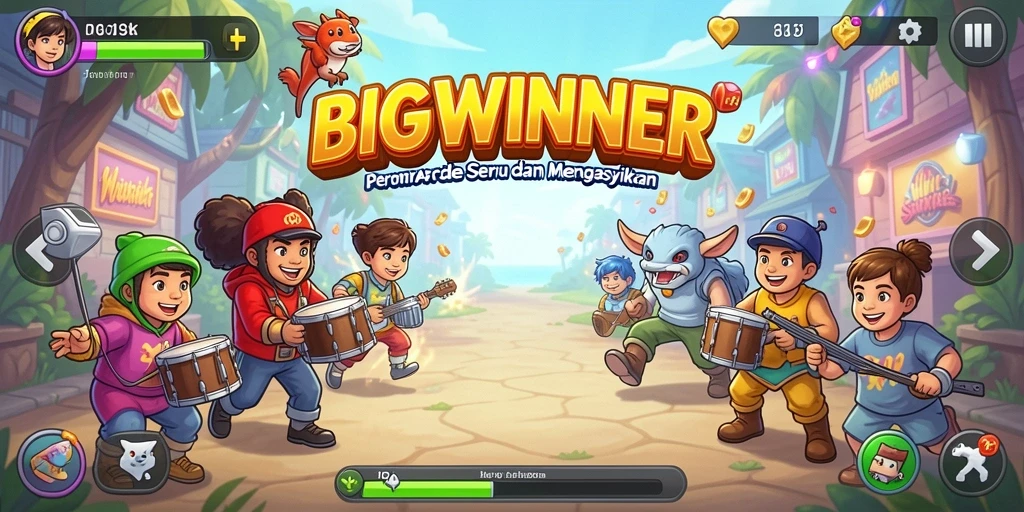 Menampilkan gameplay seru dan grafik menarik dari BIGWINNER.