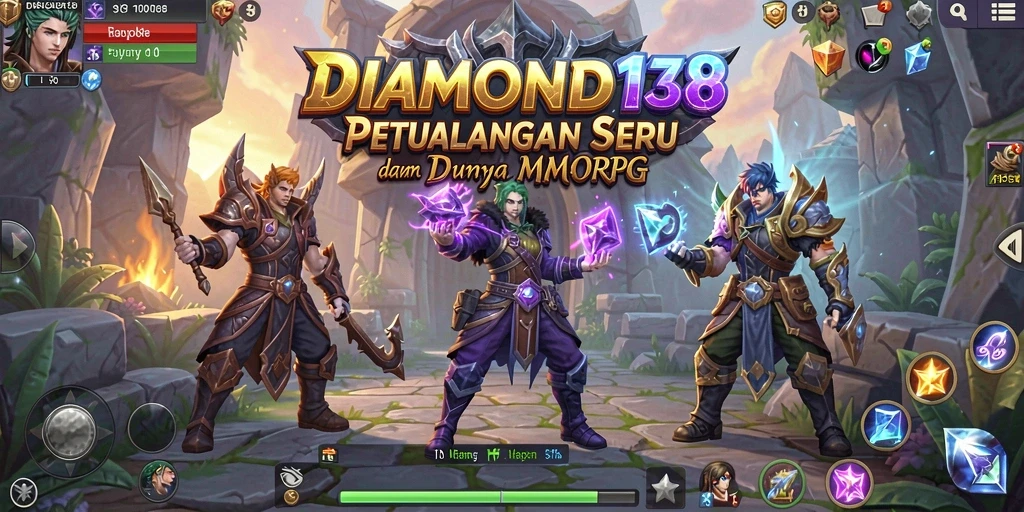 Tampilan gameplay menarik DIAMOND138 dalam pertempuran epik.