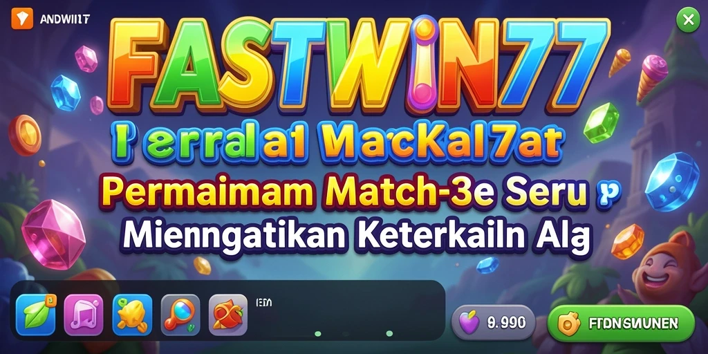Tampilan gameplay FASTWIN77 yang seru dan penuh warna.