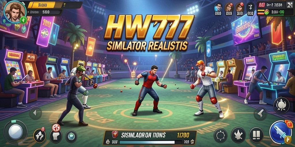 Tampilan utama HW777 dengan gameplay Simulation yang menarik.