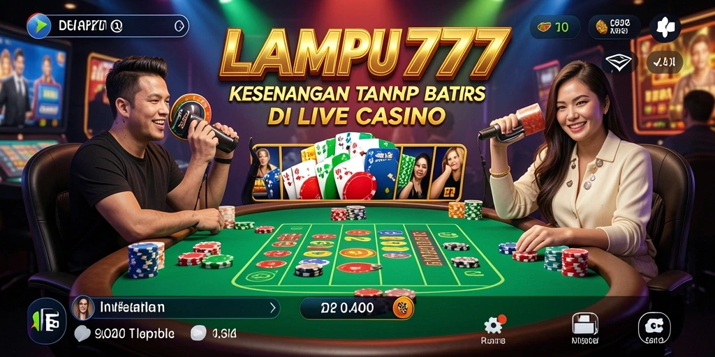 Screenshot gameplay langsung LAMPU777 dengan dealer profesional.