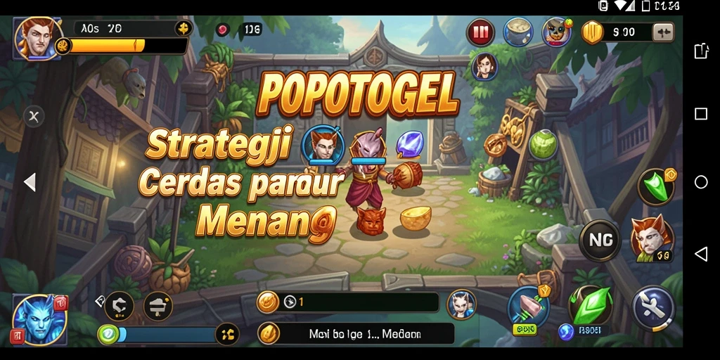 Tangkapan layar utama menampilkan gameplay strategis yang menegangkan.