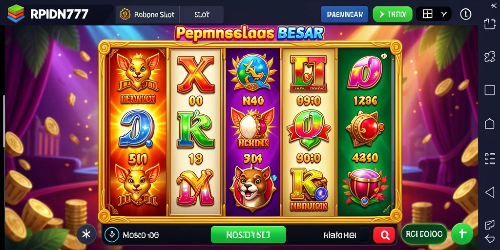 Tampilan gameplay RPIDN777 yang mengesankan dengan tema slot yang beragam.