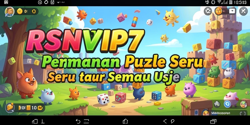Tampilan gameplay RSNVIP7 yang menarik dan penuh tantangan Puzzle.