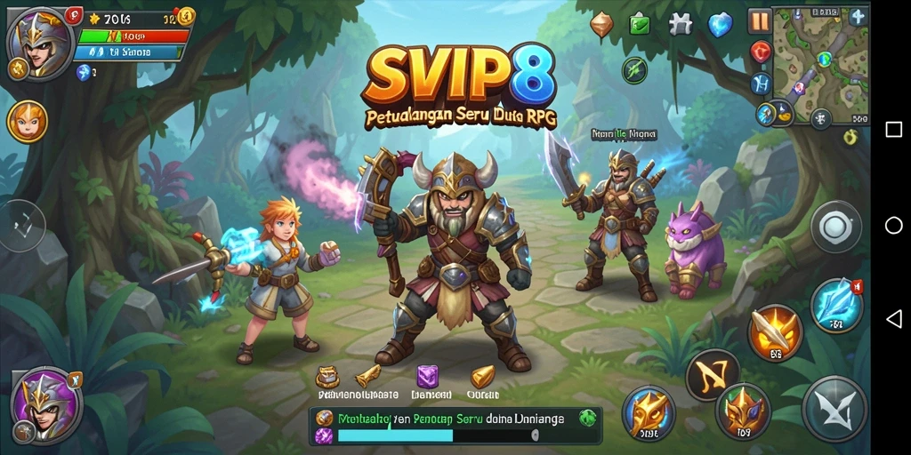 Gameplay seru dan mendalam di dunia RPG SVIP8.
